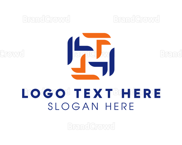 Abstract Geometric Letter L Logo