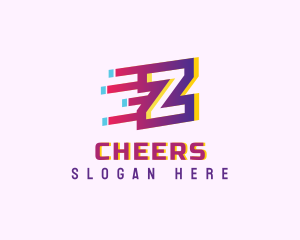 Speedy Letter Z Motion Business Logo