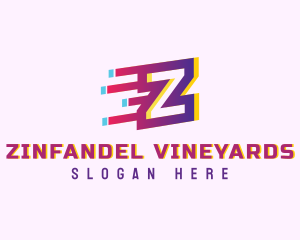 Speedy Letter Z Motion Business logo design