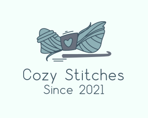 Crochet Wool Accessories logo design