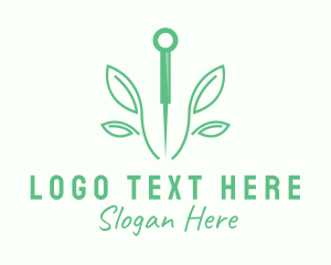 Traditional - Natural Acupuncture Needle logo design