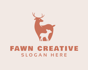 Fawn - Wild Deer & Fawn logo design