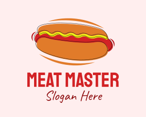 Hot Dog Snack  logo design