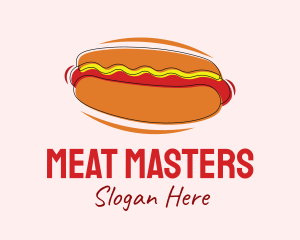 Hot Dog Snack  logo design