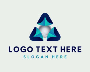 Pearl - Triangle Pearl Abstract logo design