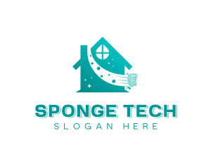 Sponge - Sanitation Cleaning Sponge logo design