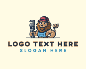 Tool - Plumber Lion Maintenance logo design