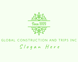 Vegan - Herbal Garden Leaves logo design