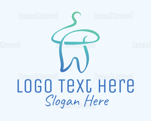 Dental Cleaning Hanger Logo