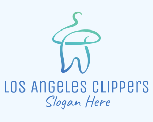 Dental Clinic - Dental Cleaning Hanger logo design