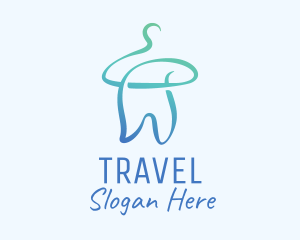 Toothbrush - Dental Cleaning Hanger logo design