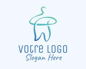 Dentistry - Dental Cleaning Hanger logo design