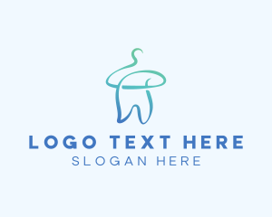 Dental Cleaning Hanger  logo design