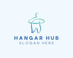 Dental Cleaning Hanger  logo design