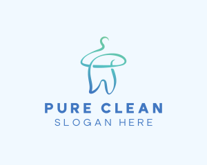 Dental Cleaning Hanger  logo design