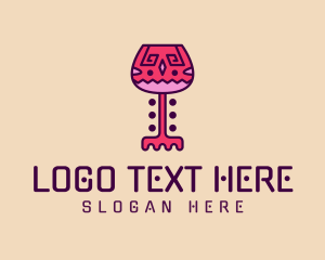 Cultural - Artisinal Wine Glass Culture logo design
