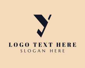 Fashion - Tailor Boutique Letter Y logo design