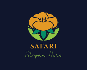 Landscape Designer - Beautiful Petal Flower logo design