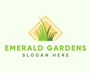 Nature Grass Garden logo design