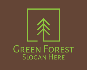 Pine Tree Forest logo design