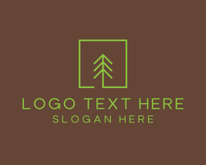 Eco Friendly - Pine Tree Environment logo design