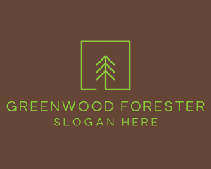 Pine Tree Environment logo design