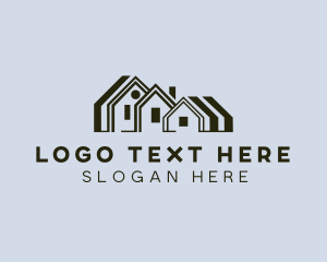 House - House Real Estate logo design