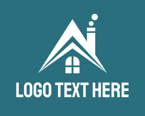 Housing - Chimney Roof Realty logo design