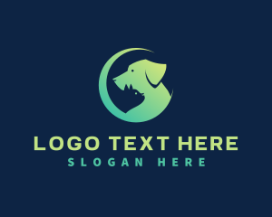 Pet Veterinary Shelter Logo