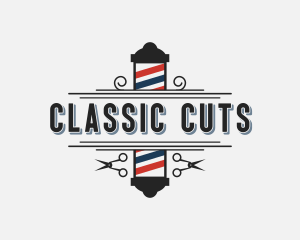 Barber - Hairdresser Barber Shears logo design