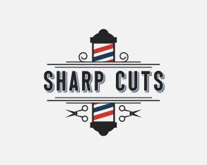 Barber - Hairdresser Barber Shears logo design