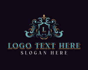 Elegant - Decorative Ornamental Crest logo design