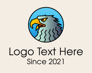 American Eagle - Wild Eagle Mascot logo design
