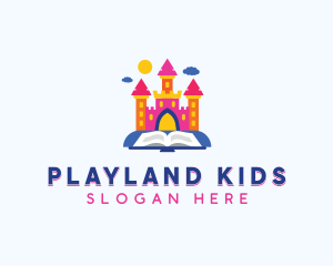 Book Daycare Kindergarten logo design