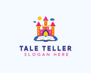 Storytelling - Book Daycare Kindergarten logo design