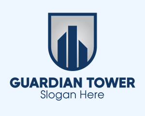 Blue Shield Building logo design