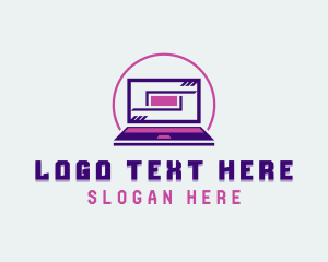 Programming - Cyber Laptop Technology logo design