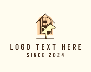 Farm - Cow Farm Barn logo design