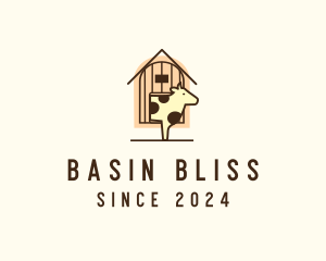 Cow Farm Barn logo design