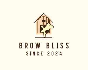 Cow Farm Barn logo design