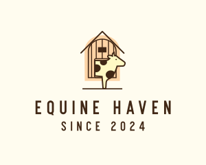 Stable - Cow Farm Barn logo design