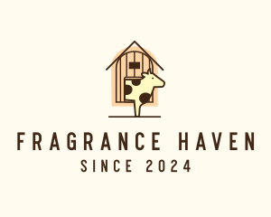 Cow Farm Barn logo design