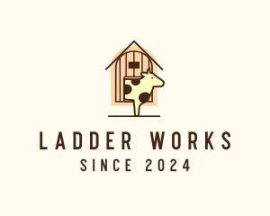 Cow Farm Barn logo design