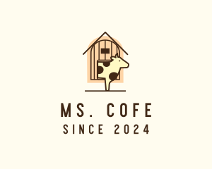 Cow Farm Barn logo design