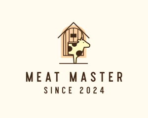 Cow Farm Barn logo design