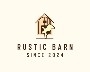 Cow Farm Barn logo design
