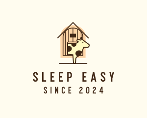 Cow Farm Barn logo design