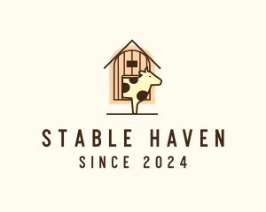 Cow Farm Barn logo design