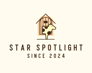 Cow Farm Barn logo design