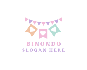 Banner - Party Banner Ribbon logo design